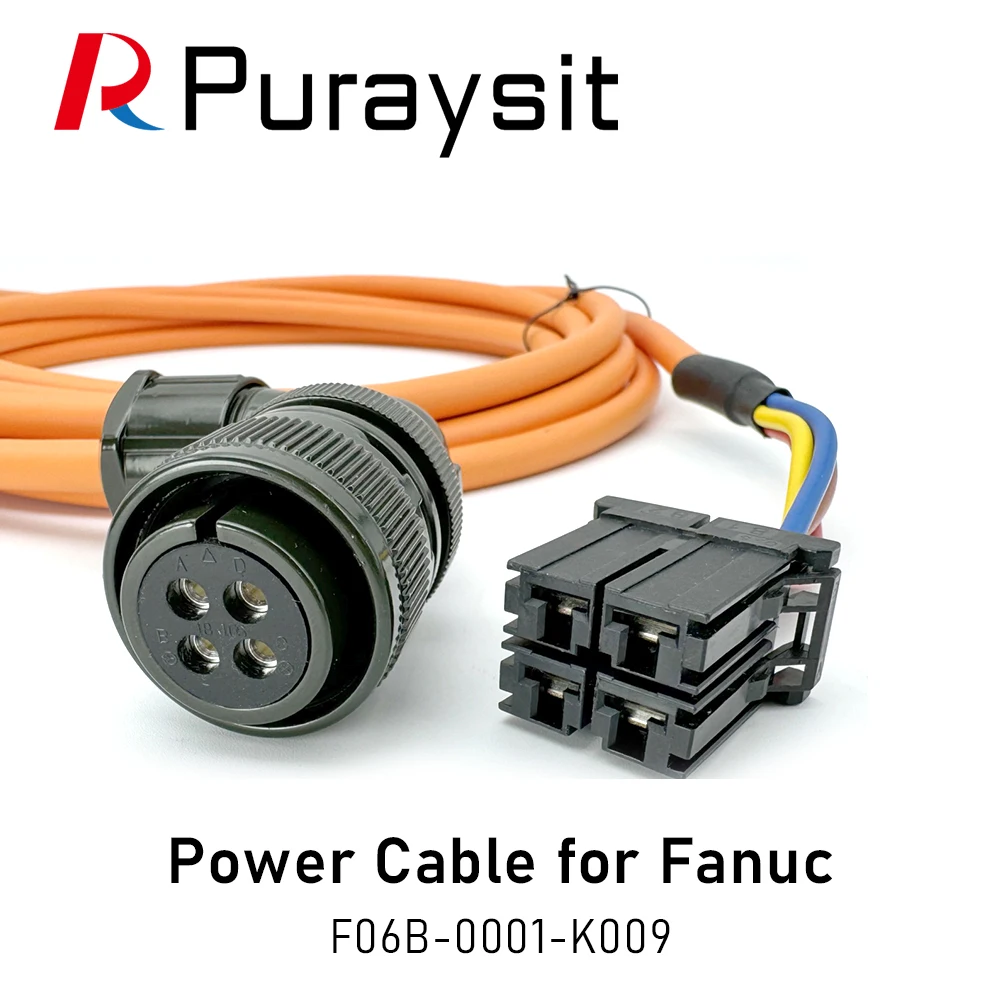 

Puraysit Servo power cable for XYZ axis 18-10S D-3 D-5 Connectors F06B-0001-K009
