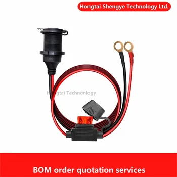 12-24V รถซิการ์ไฟแช็กแม่ที่นั่งเหมาะสําหรับรถจักรยานยนต์เรือยอชท์บุหรี่ซ็อกเก็ต 20A ปลอดภัย High Power 14Agw สาย