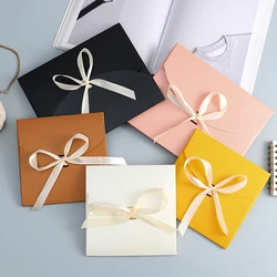 20Pcs Envelope Presents Bags Paper Party Favor Bag with Ribbon Silk Scarves Presents Package Box for Christmas Birthday Wedding