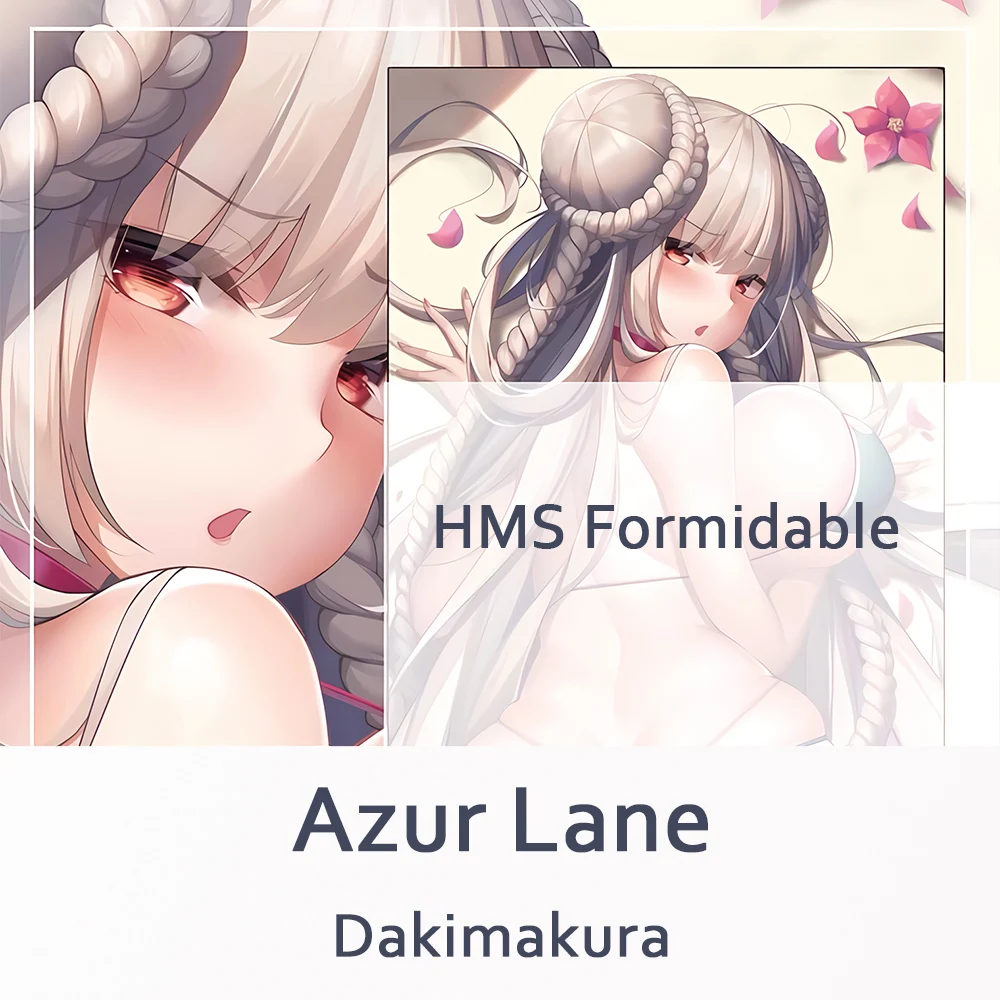 Game HMS Formidable Azur Lane Sexy Girl Dakimakura Hugging Body Pillow Case Cover Pillowcase Cushion Bedding