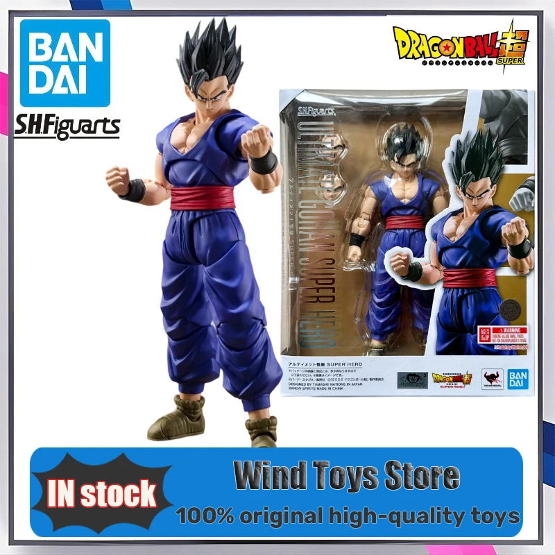 

Bandai Dragon Ball Son Gohan Аниме Фигурка 14 см SHF Супергерой Кукла Модель игрушки для детей 100% оригинал на складе