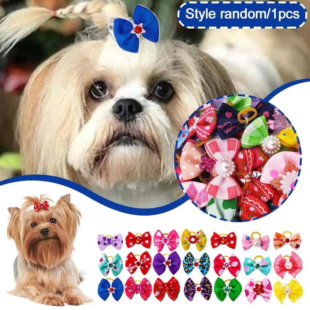 Pet Hair Accessories Bow Headdress Headband Cat Accessories Creative Princess Style Headdress Dress Up Dog Hair Clip Accessories