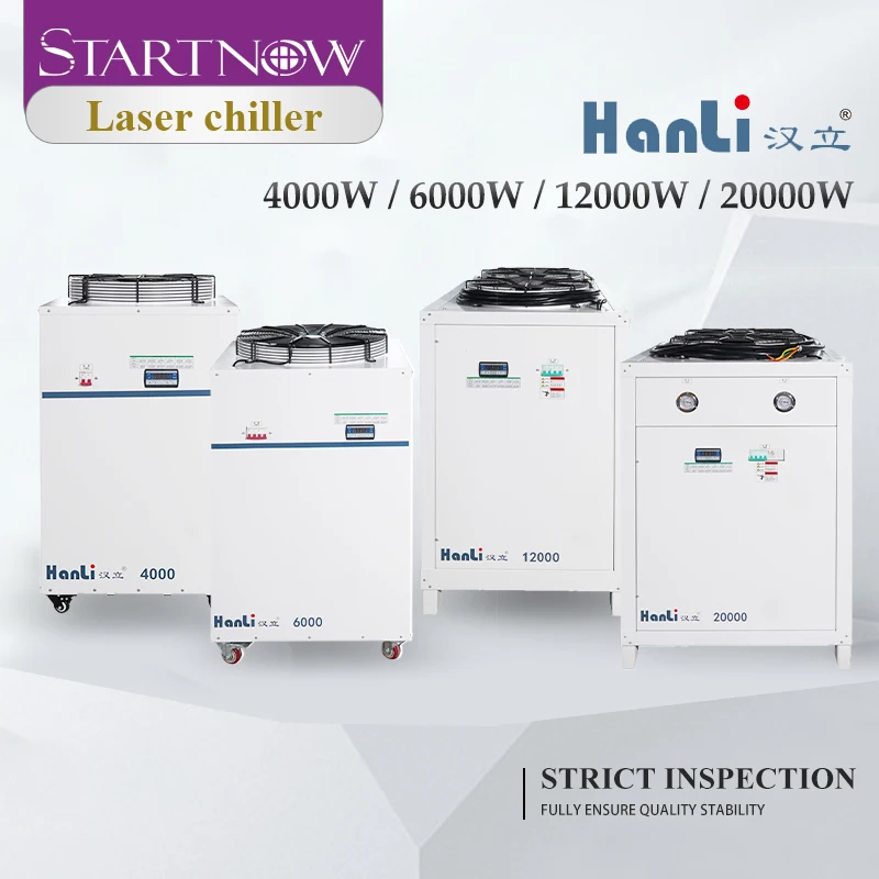 Imagem -02 - Startnow-hanli Refrigerador de Água do Laser Sistema de Refrigeração Industrial Soldagem de Fibra Máquina 1kw 15l por Min Fluxo Avaliado 50hz 60hz 220v 2000w