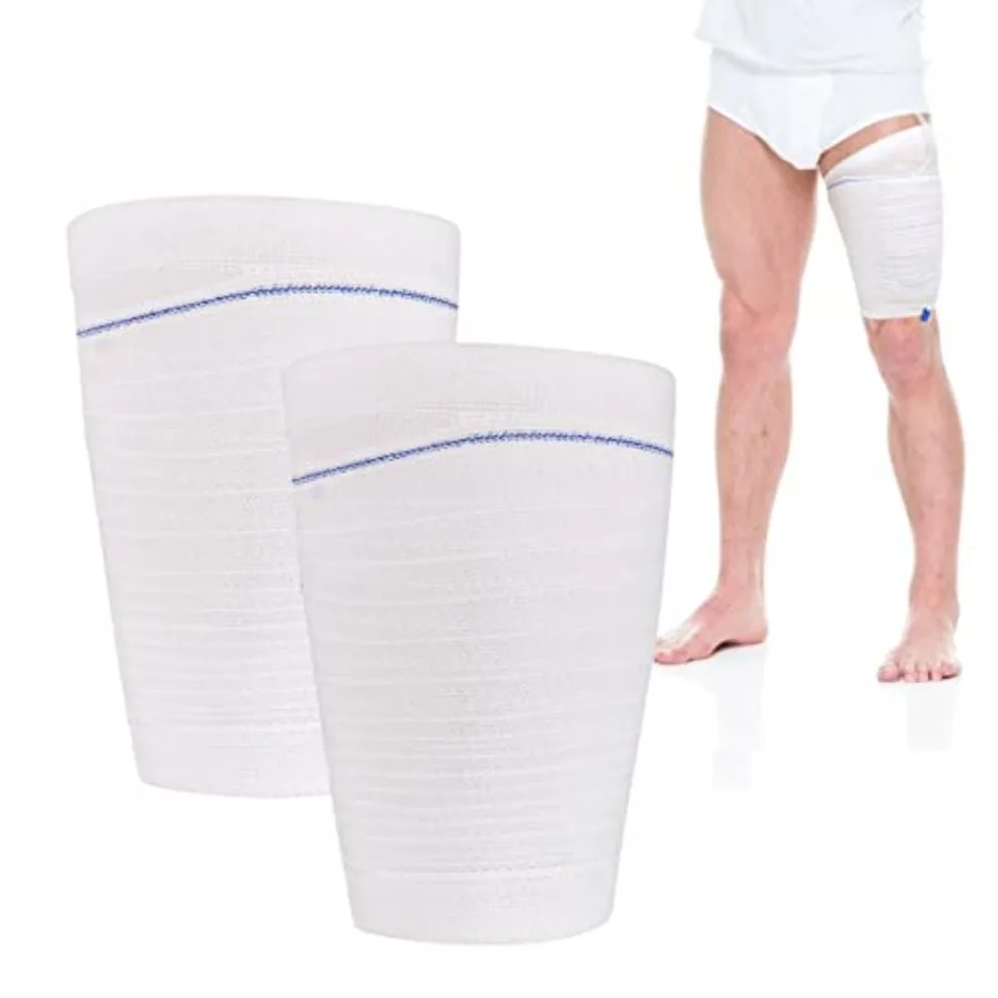 

Catheter Leg Bag Holder 2 Count Fabric Catheter Sleeves Urine Leg Bag Holder - Urinary Drainage Bag Stay in Place Urine Bags fo