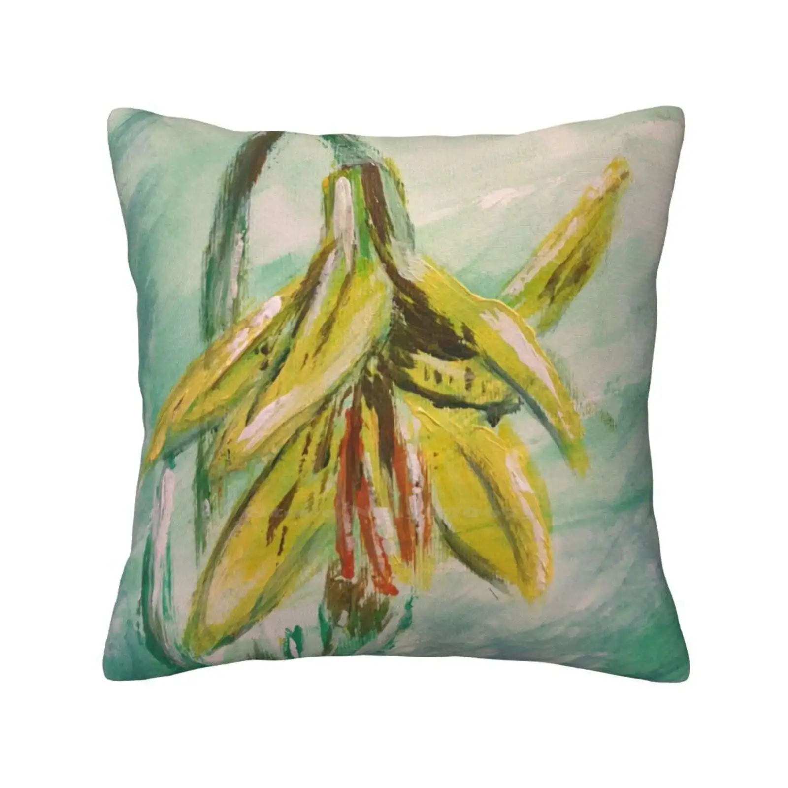 Bosnian Lily National Flower Of Bosnia Painting Pillowslip Pillowcase Bosnian Lily National Flower Lily Painting Flower