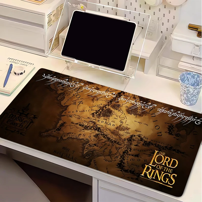 Mouse Pad T-The Lord of the Rings Anime Game Gaming Accessories Varmilo Keyboard Pad PC Computer Rubber Desk Mat Carpet Mousepad