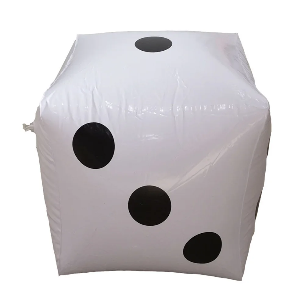 30*30cm Funny Inflatable Dice Swimming Pool Party Supplies Children Adults Game Play Toys Cube Toys Outdoor Entertainment