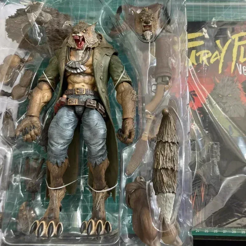 

In Stock Original Furay Planet Veteran William Werewolf Anime Figurine Action Figurine Movable Assembly Model Toy Doll Gift