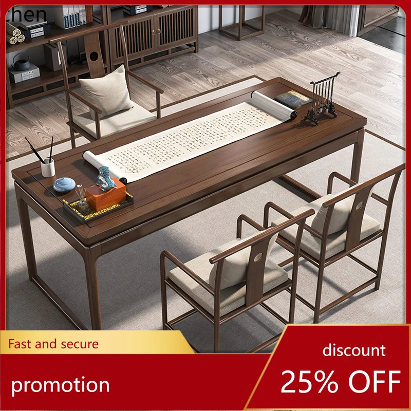 

HT long table new Chinese calligraphy table office study home computer writing calligraphy and painting table