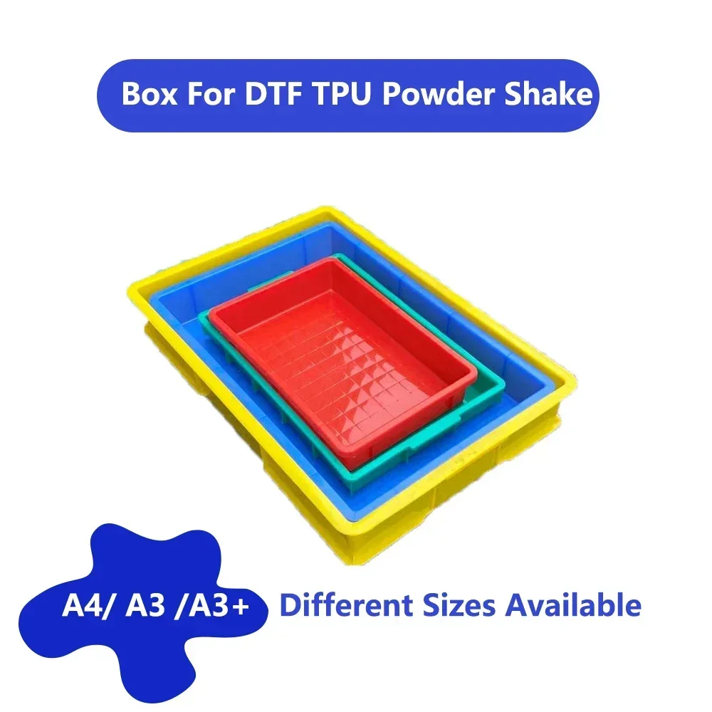 

Plastic Box Plate For DTF Powder Shake TPU DTF Powder Shake L1800 L800 L805 1390 1400 1500W Direct Film Transfer Film Powder Box