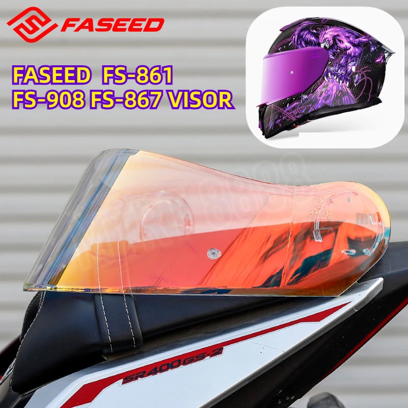 

FASEED козырек для шлема 908/861/867 анфас козырек для шлема откидной шлем сменные аксессуары Para Moto Casque
