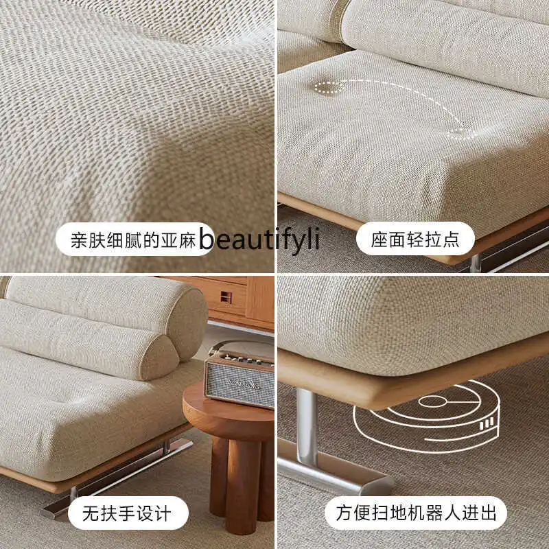 Medieval style, sofa designer lazy high-footed free combination module double-layer heightened backrest sofa