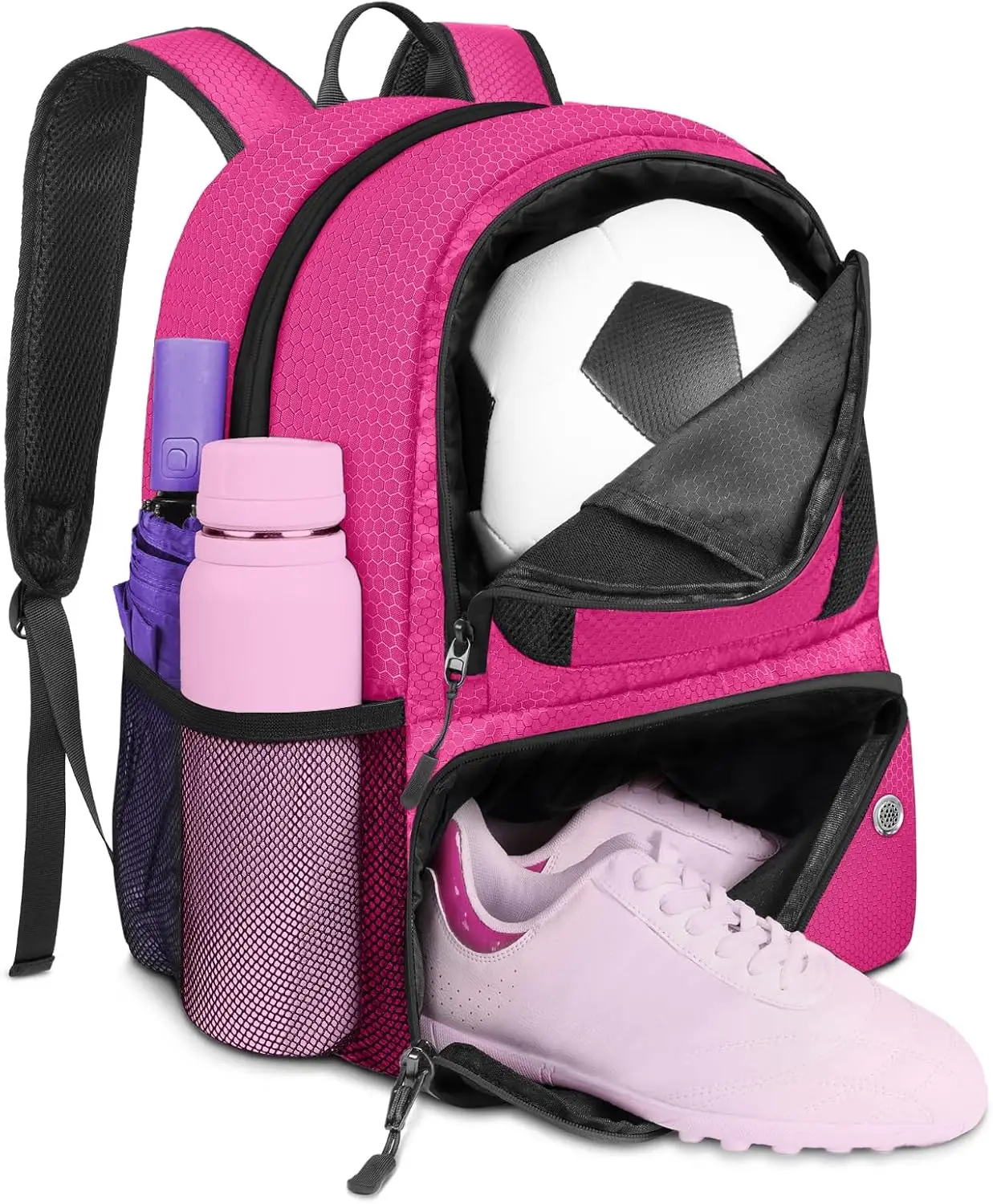 

Водонепроницаемый спортивный рюкзак с держателем для мяча, вместительная сумка для футбольного, баскетбольного, волейбольного и другого спортивного инвентаря