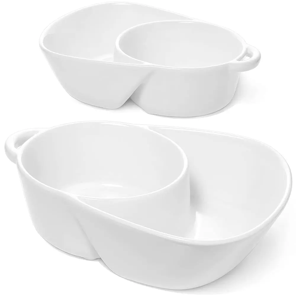 Cuencos para salsas y aperitivos, cuenco para cereales anti-empapamiento, juegos de cuencos para sopa y guarniciones/galletas para desayuno, sopa y sándwiches, para mojar pan