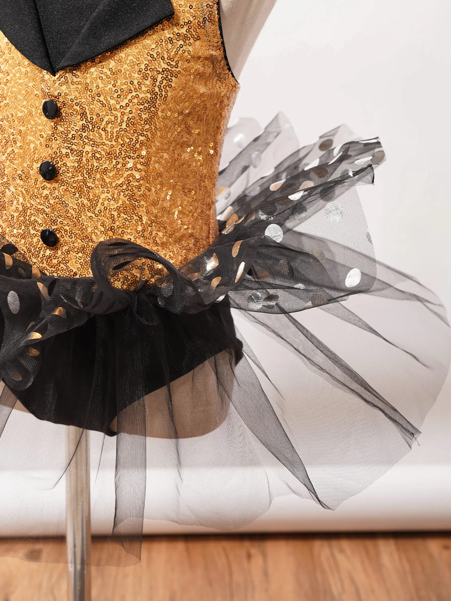 Sukienka baletowa dla dziewczynek, błyszcząca spódniczka tutu, dziecięcy kostium taneczny z cekinami do tańca ulicznego, latynoamerykańskiego i jazzowego, strój do występów, strój taneczny dla dzieci, body taneczne.