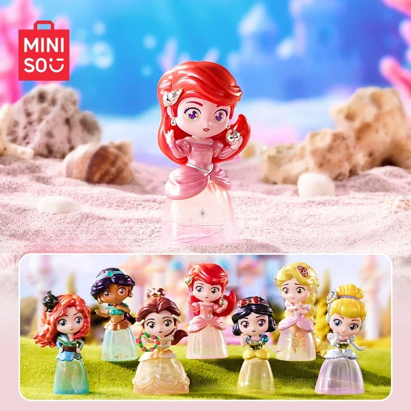 

MINISO шторка Disney Принцесса Серия Фэнтези банка для хранения аниме орнамент девушка подарок на день рождения Модель Детская игрушка