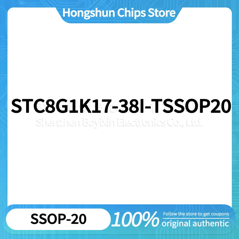 

STC8G1K17-38I-TSSOP20 Sturdy plastic housing