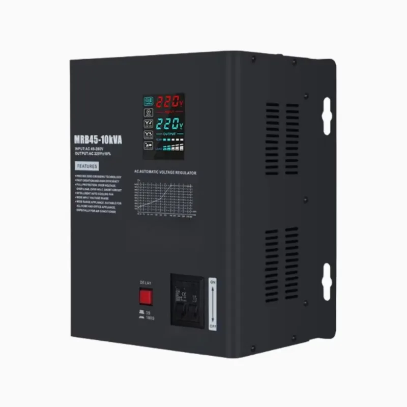 3kVA relay type household voltage regulator digital display automatic special overload protection voltageregulating power supply