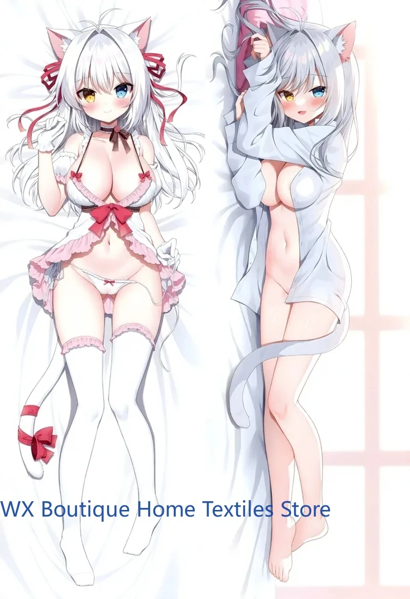 

VTuber BaWei Beast Ear Niang Косплей Dakimakura Наволочка