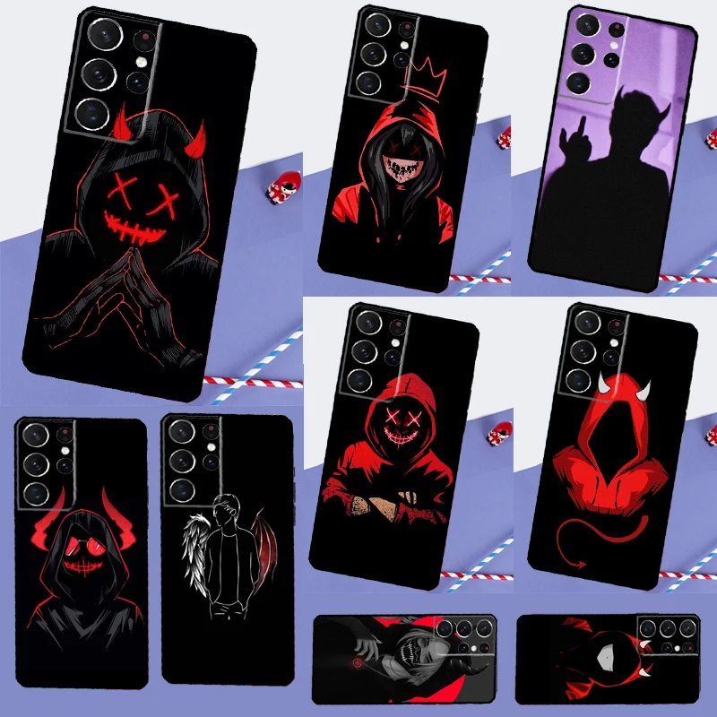 Devil Bad Boy Anime Phone Case For Samsung Galaxy S25 Ultra S9 S10 S20 S20 S21 S22 S23 Plus S24 FE Back Cover