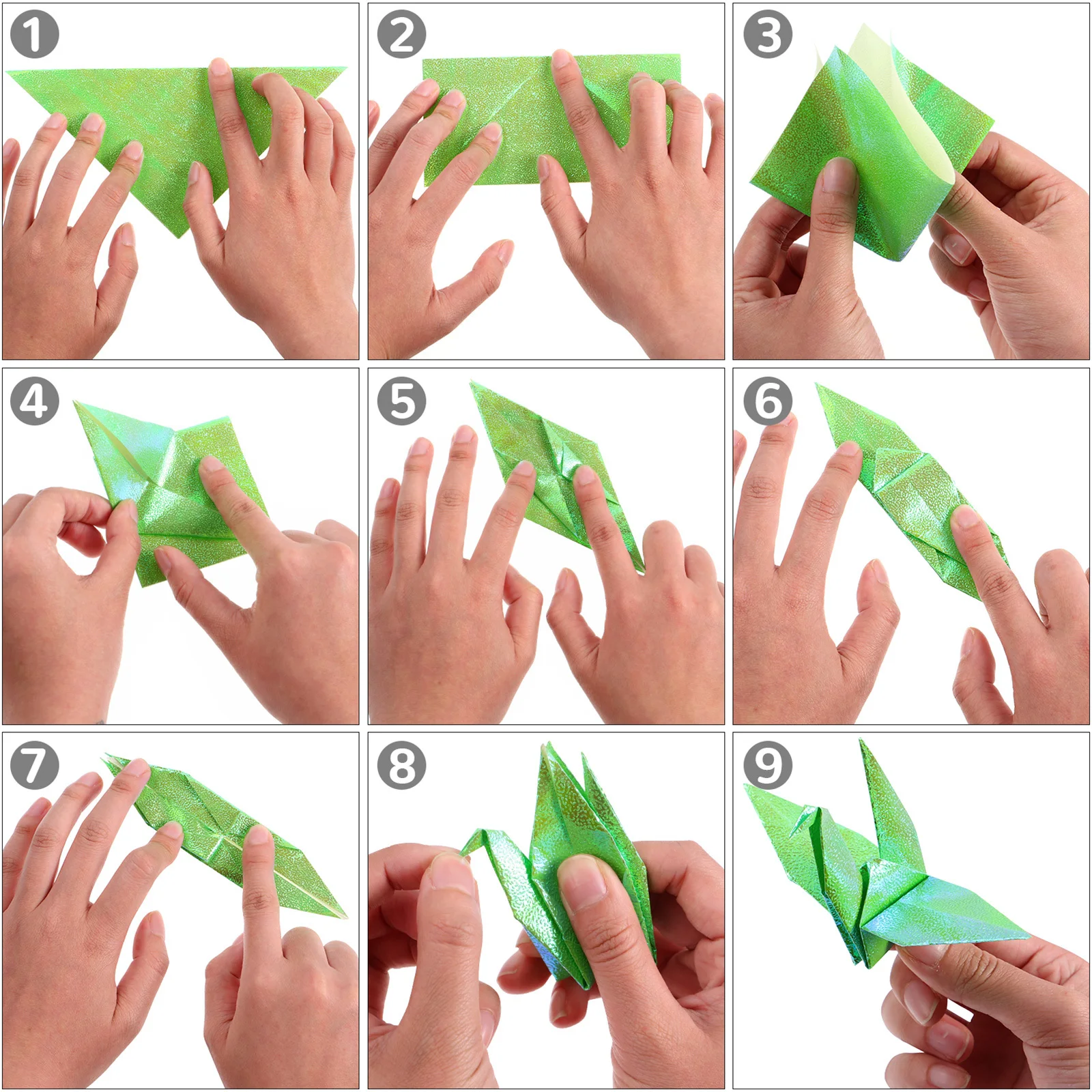 

50pcs Pearlized Origami Paper 7.5X7.5Cm Double-Sided Diy Folding Sheets For Crafts Handicrafts Scrapbook Decor Craft Paper