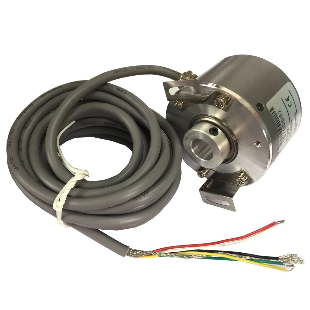 

IBEST ZKE5810 10mm 12mm 14mm 15mm 5V 12V 24V 2000 2500 PPR Hollow Through Shaft Incremental Optical Optic Motor Rotary Encoder