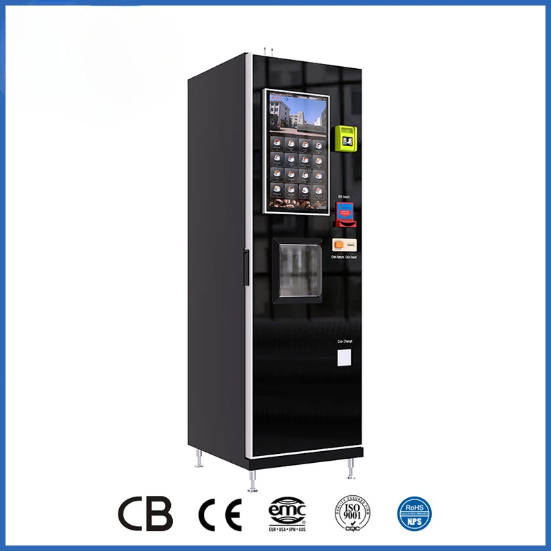 7oz Coffee Machine Vending Fully Automatic Machines for Coffee for Business Office Touch Screen Espresso Maker  Commercial Use