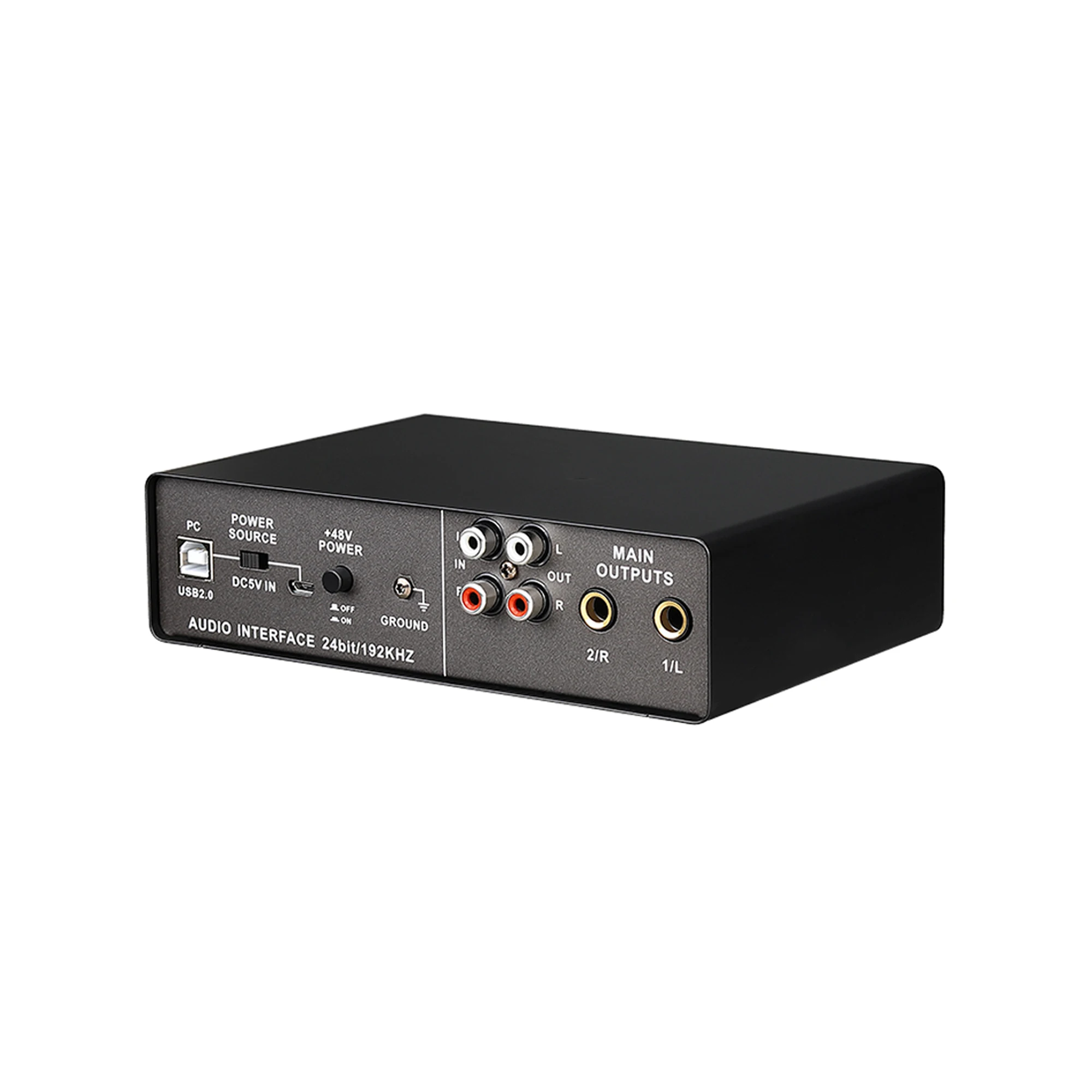 Accuracy Pro Audio SD-24 Ready to Ship Usb Audio Interface Music External Condenser Microphone Recording Sound Card