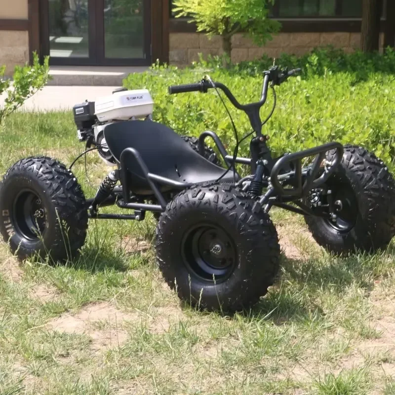 212cc Off Road Go Kart Racing with 10 Inch Tires All Terrain 8 Wheel UTV Beach Mountain Drift Adult Dune Kart Vehicle