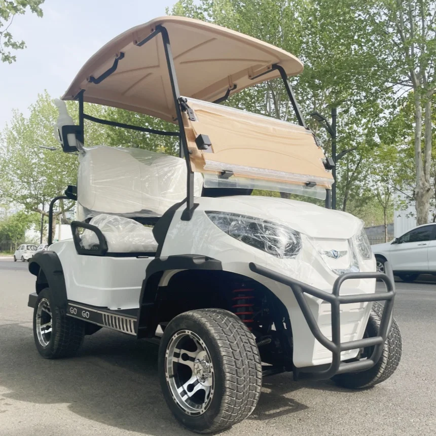 

Factory Customized Electric Scooter Utility Vehicle Lithium Battery Electric Golf Cart Hunting Cart With 14-Inch Off-Road Tires