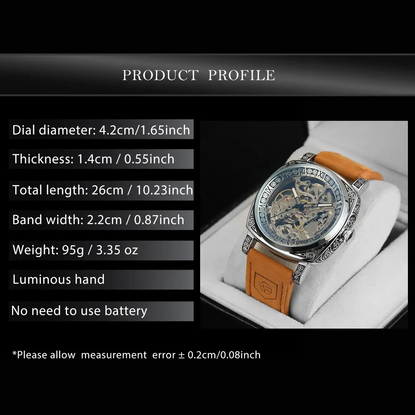 Forsining Retro Mens Watches Top Brand Luxury Skeleton Automatic Mechanical Watch for Men Leather Strap Business Wristwatches