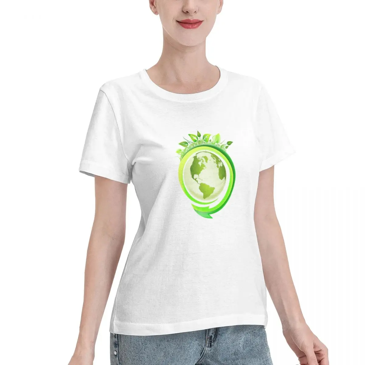 Oversized Option This Is Planet Earth Women's T-shirt Loose Basic Tops For Women