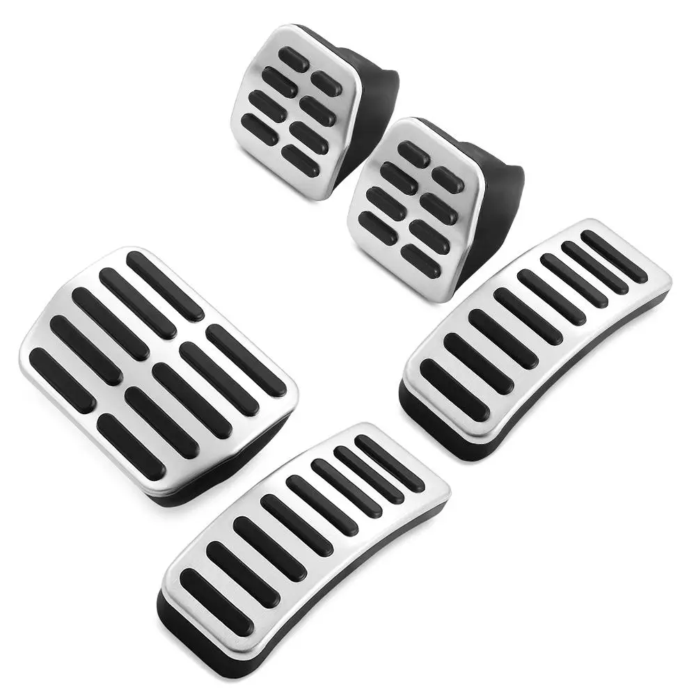 Stainless steel Car Pedal Cover For  A3 For VW Polo 6N 9N 6R jetta MK4 For Skoda Fabia For Seat Ibiza 6K/6L/6J/Seat Leon