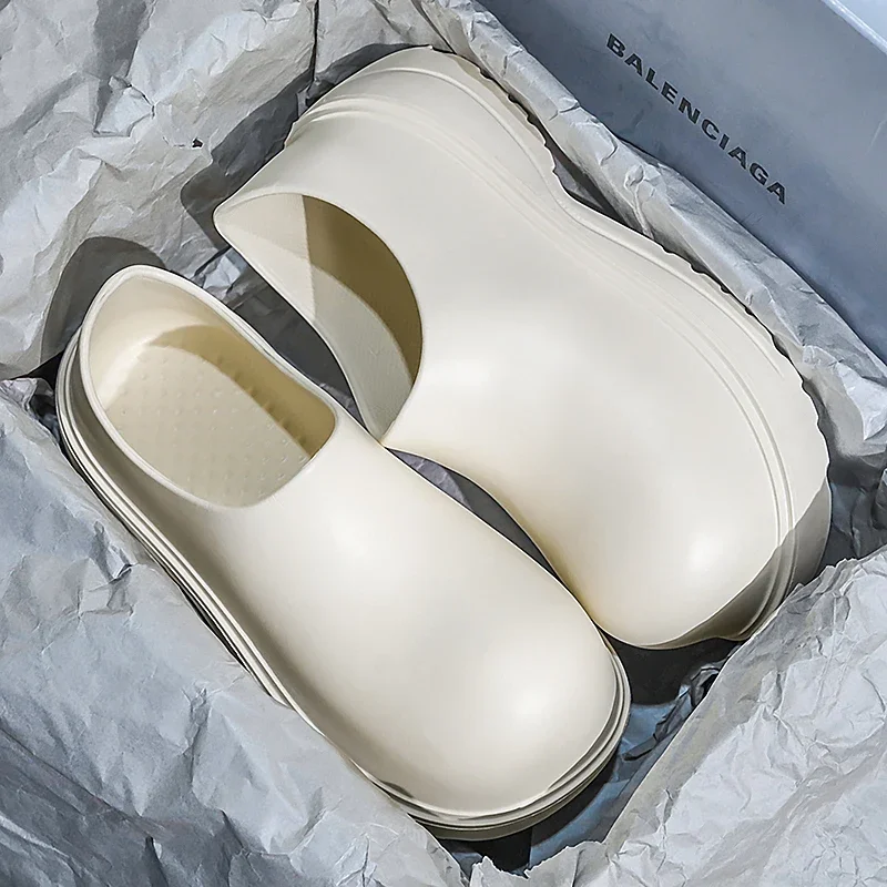 

Мужская и женская непромокаемая обувь шеф-повара, удобные сандалии, тапочки для работников домашних животных, уличная обувь для рыбалки, тапочки для пар, садовые сабо