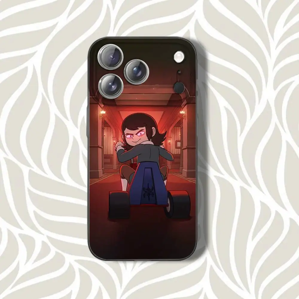 حافظة هاتف H-HauntedS HotelS 2025 لهاتف iPhone 15,12,11,14,13,17,16,Plus,Air,Pro,Max,E,Mini لهاتف Magsafe باللون الرمادي البلوري المغناطيسي #4