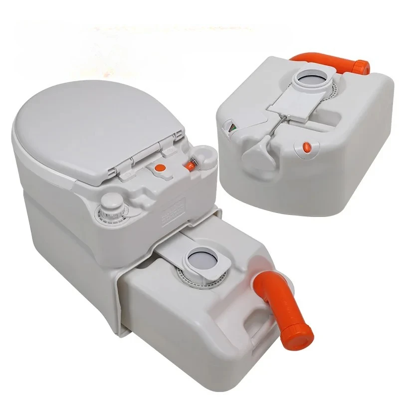 

'forHOMFUL Integrate Portable Toilet RV Cassette Caravan Marine RV Toilet Camping RV Boating Camper Portable Travel Toilet