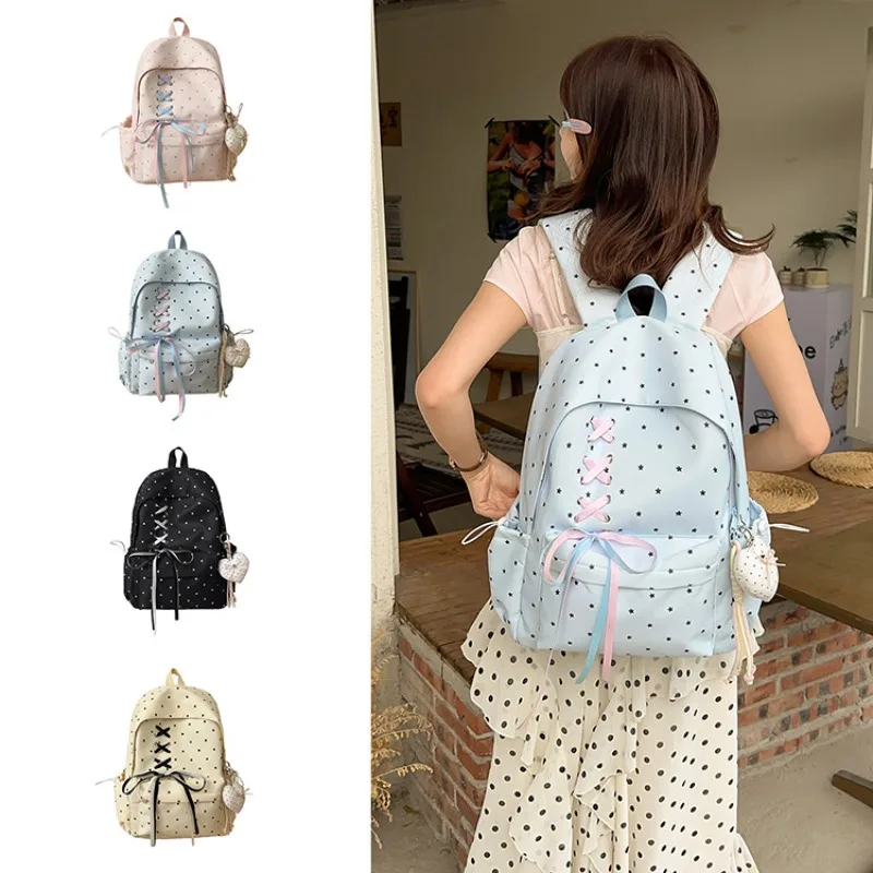 Bow Shaped Kids Backpacks for Boy Large Capacity Lightweight Cute Backpack Cartoon Backpacks School Bag Designer Bag Mochila Sac