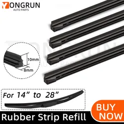 Windshield wiper blade modification parts, automotive windshield wiper rubber strips, automotive, truck, SUV general automotive