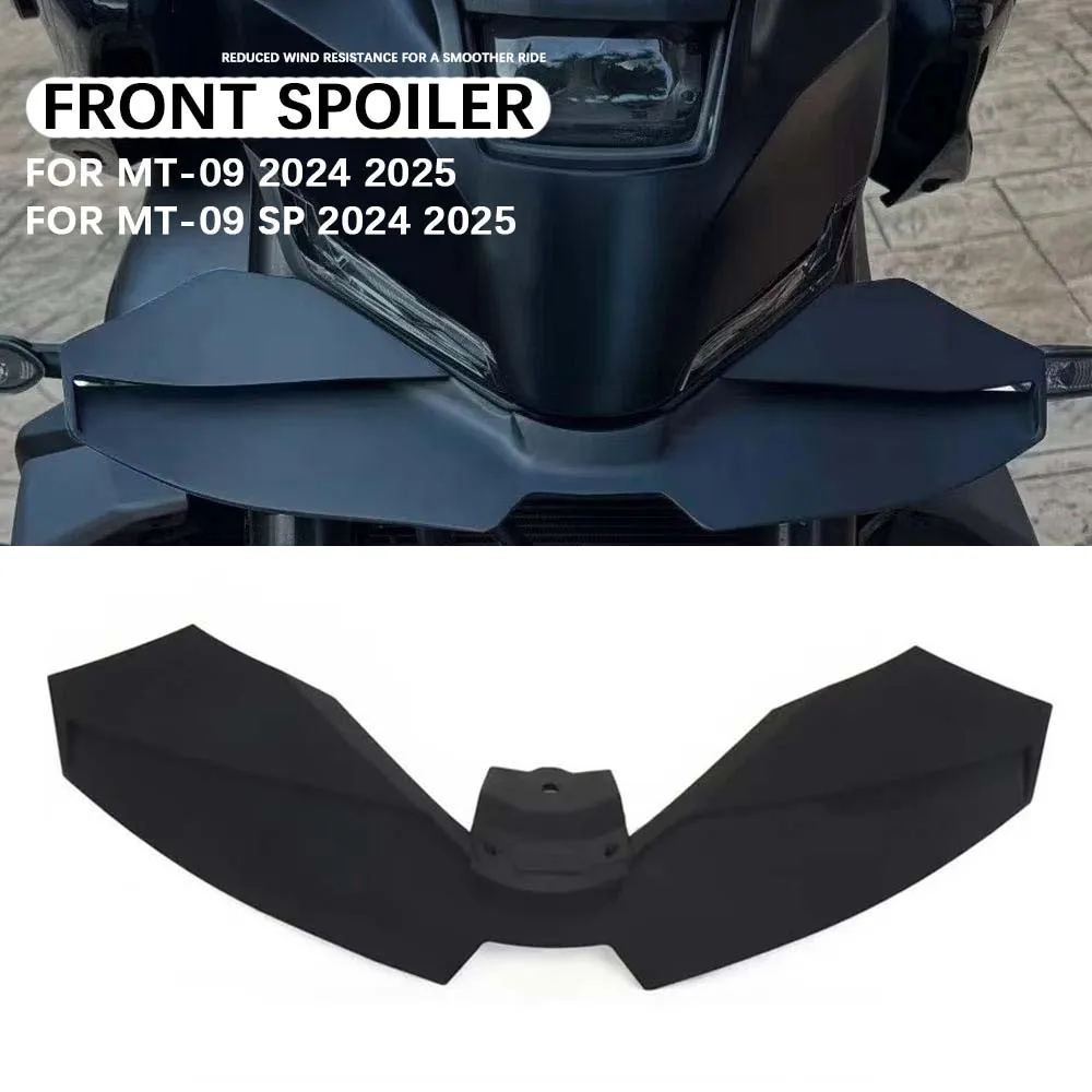 

For Yamaha MT09 2024-2025 Motorcycle Accessories Downforce Winglet Aerodynamic Wing Front Spoiler Kit New Front Spoiler MT-09