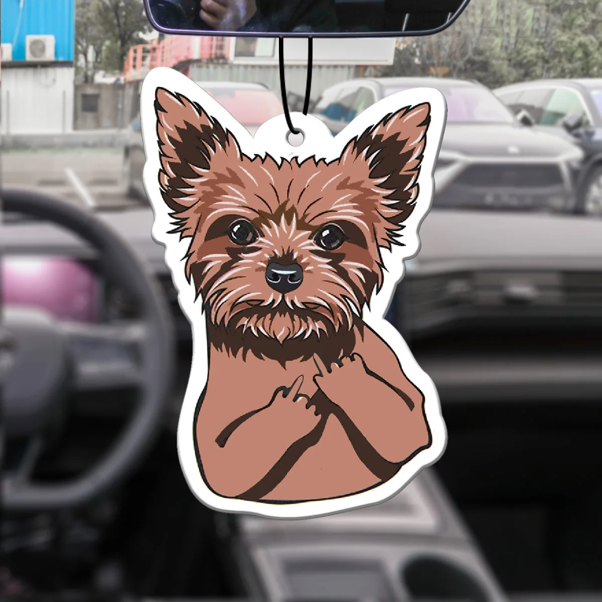 Dog/Bahama Fresh Scent Five-Star Neutral Car Perfume and Non-Toxic Air Freshener |   Natural Essential Oils and Aromatherapy Scent Tablets (Noroili/Grapefruit/Cedar) |   Hanging Type and Dual-Purpose as a Vent Clip |   Long-Lasting Fragrance for 60-90 Days |   Deodorize and Purify the Air |   Suitable for Use in Cars, Homes, Wardrobes, and Bathrooms. |   Same Fragrance as the One Sold in the Store