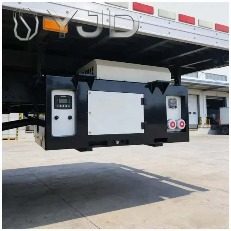 YJD 15kw Under Mounted Diesel Generator Set 60Hz Auto Start Silent Type 1800 RPM Water Cooled for Reefer Container
