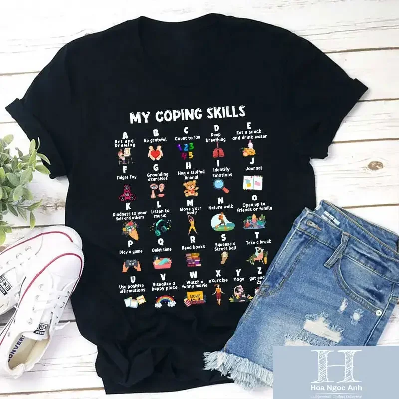 

Футболка «Мои навыки копирования учителя», алфавит детского сада, забавные навыки