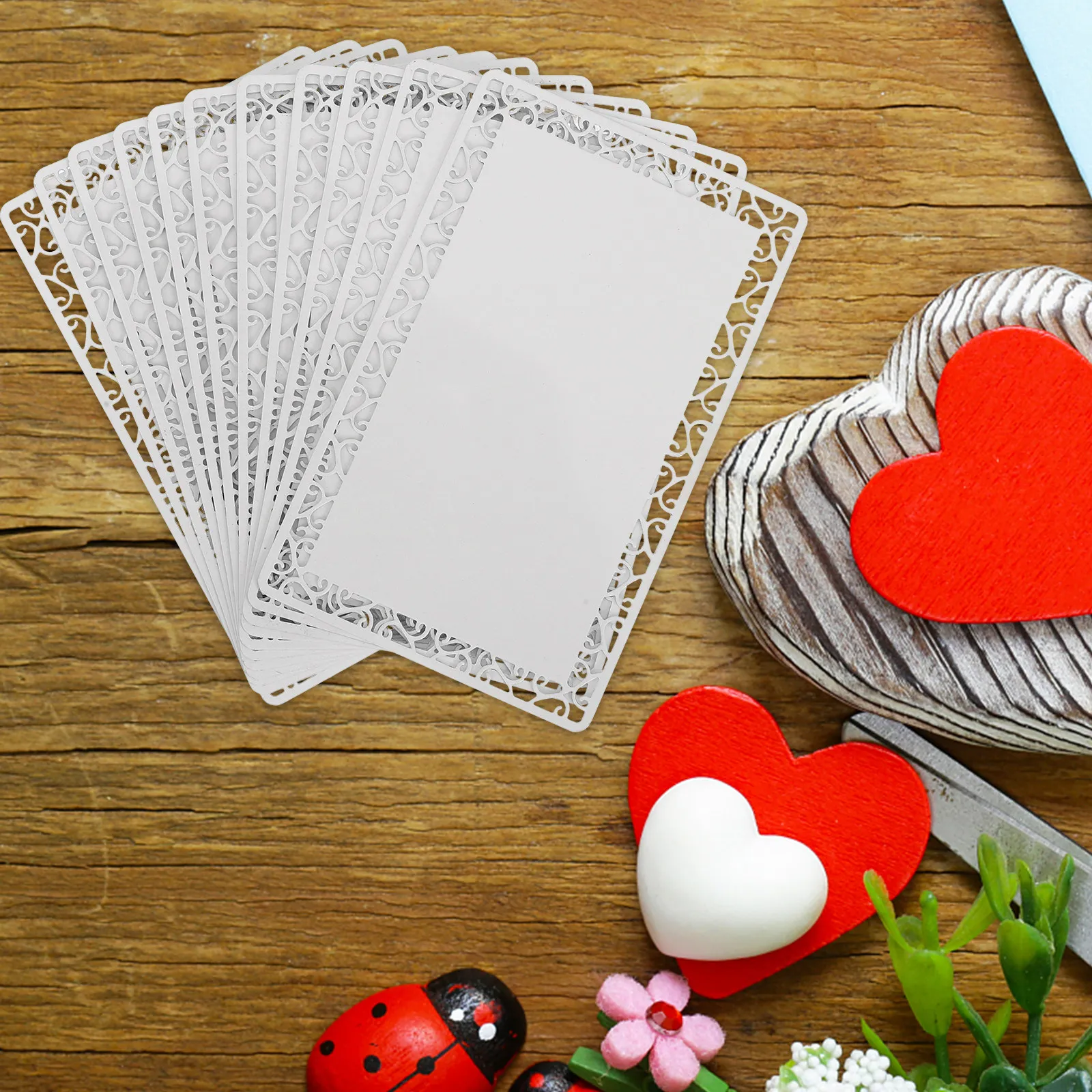 

10Pcs Aluminum Alloy Sublimation Blanks Premium Metal Cards for Printing Nameplates Business Cards Reward Tags Luggage Name Card