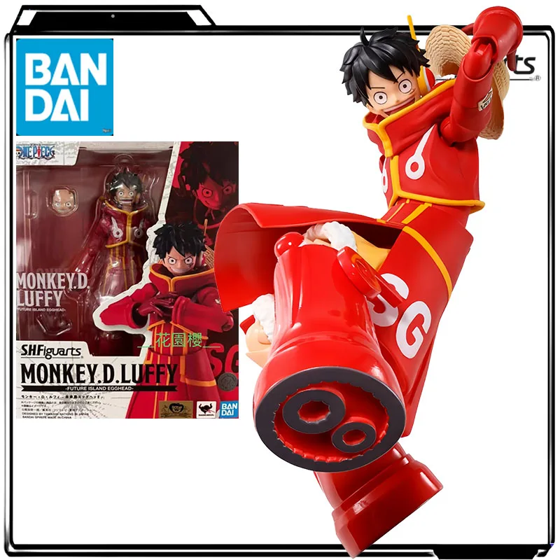 バンダイ純正 S.H.Figuarts アニメフィギュア ワンピース ジュエリー ボニー&モンキー·D·ルフィ&トニー トニー チョッパー アクションフィギュア おもちゃ 男の子向け