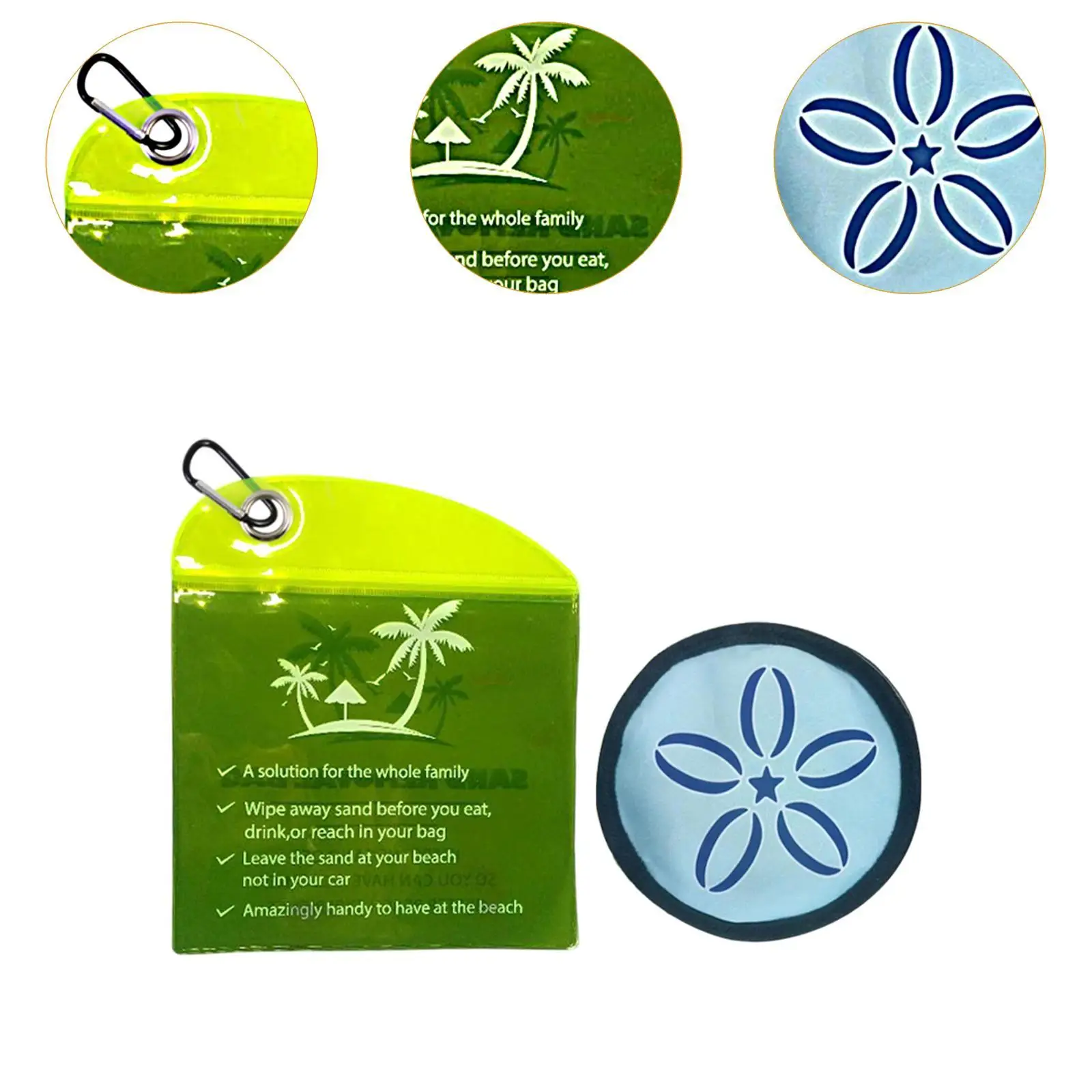 Zandverwijderaar voor strandstrand Must Haves Vakantiebenodigdheden Strandaccessoires