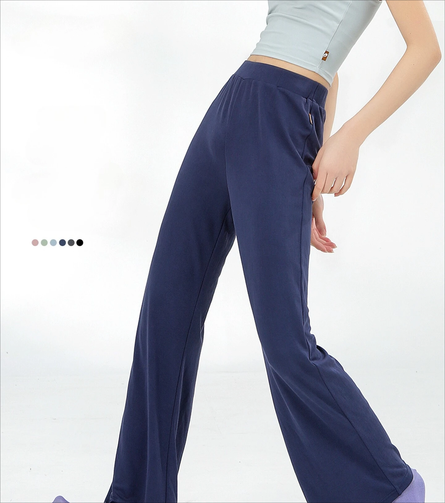 خفيفة الوزن مرونة الخصر مشروط اليوغا السراويل النساء السراويل مشروط الرقص المستقيم مع مبطن الرقص الكلاسيكي ممارسة بانت طويل #3