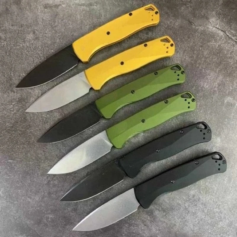 M B535BK-07 Aluminum Handle Folding Knife Outdoor Hunting Camping Practical Life Saving Knife Aluminum Alloy Handle EDC Knife