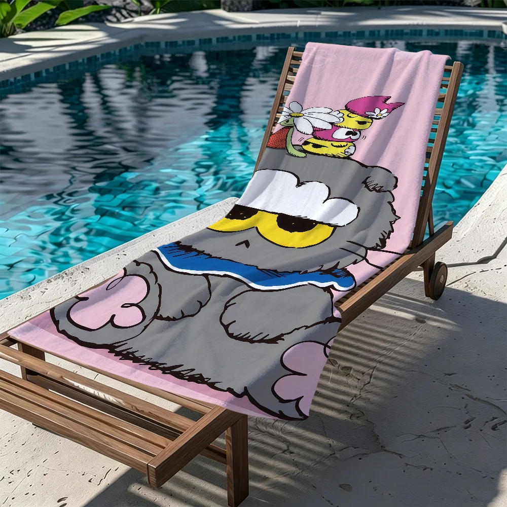 Cartoon G-g-dragon-n cat CUTE Towel Large Quick-Drying Microfiber soft Beach Towel for Travel Fitness Sauna Bathing Camping