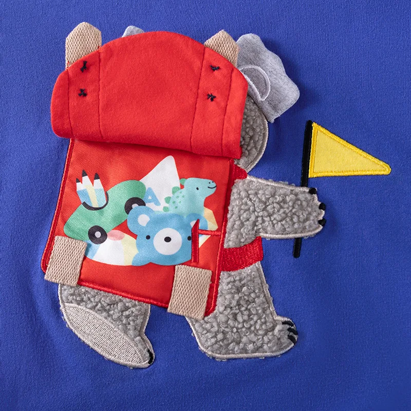 

Wholesale Boys' Sweatshirts Autumn Cartoon Long Sleeve Children's Tops Cute Baby All-Cotton Sweatshirt