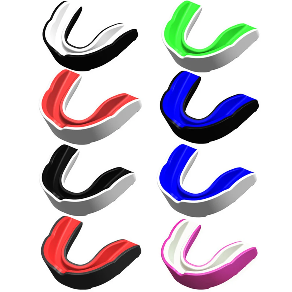 4Pcs Mouth Guard Boxing Gum Shield MMA Martial Arts Mouth Guard Combat Sports Mouth Guard for Contact Combat Sport